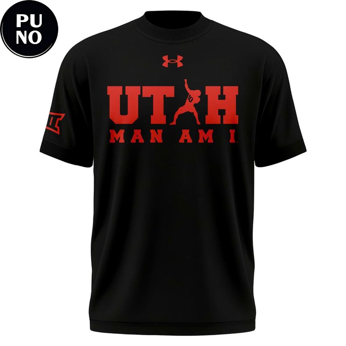 Utah Utes Coach Morgan Scalley 2026 Man Am I Hoodie Shirt