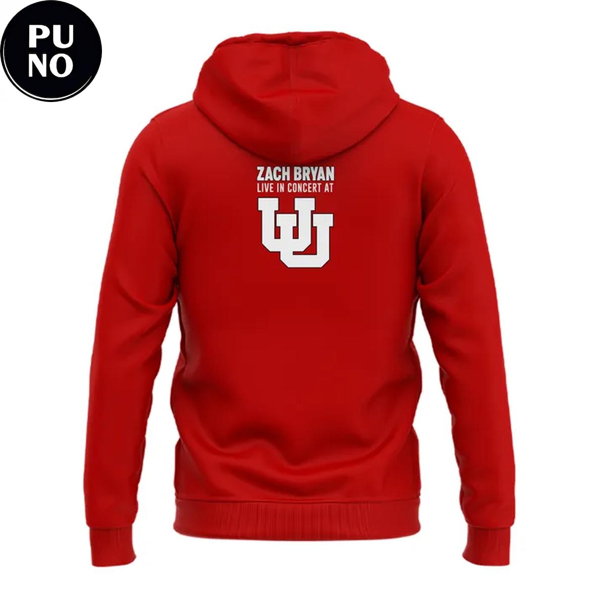 Utah Utes Football x Zach Bryan With Heaven On Tour 2026 Hoodie T-Shirt