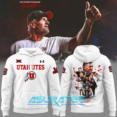 Utah Utes Kyle Whittingham 21 Years One Legend Limited Hoodie