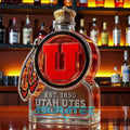 Utah Utes LOGO Limited Edition Whiskey Bottle