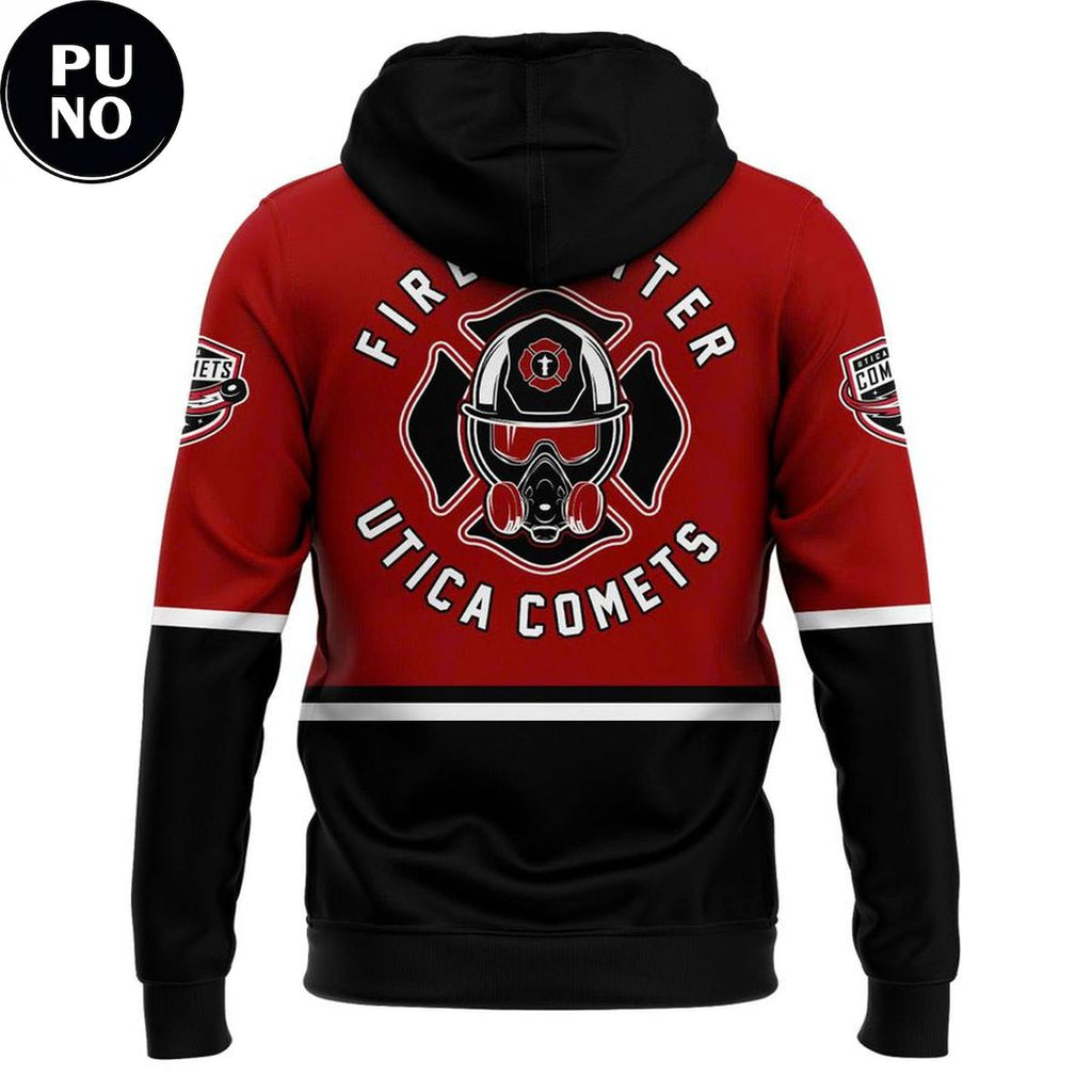 Utica Comets Firefighters and EMTs Appreciation Night 2026 Hoodie