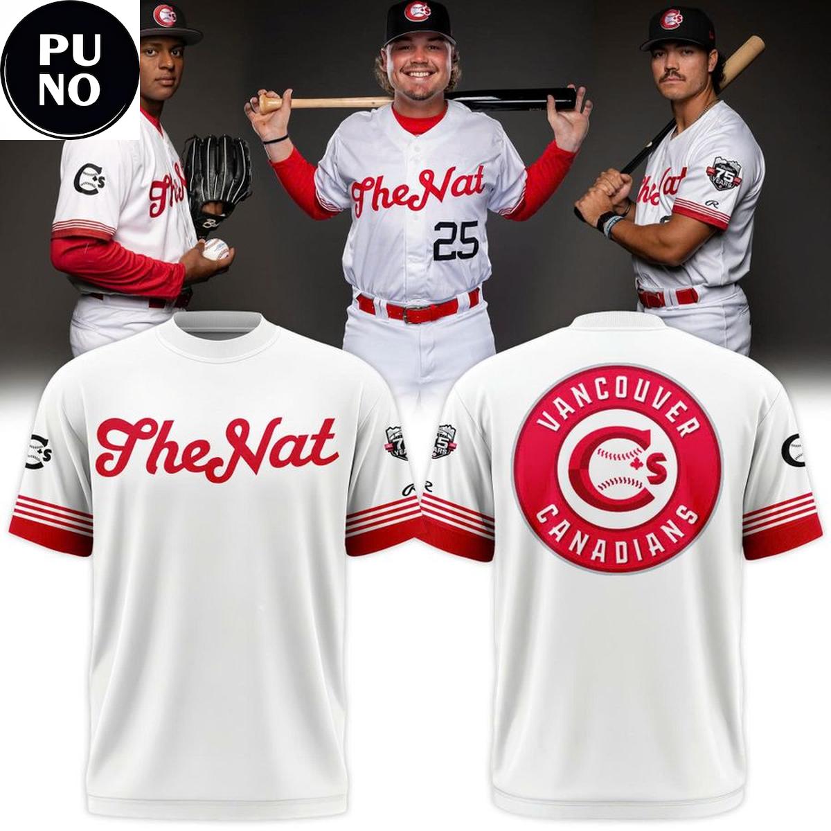 Vancouver Canadians 2026 The Nat 75th Anniversary Hoodie T-Shirt