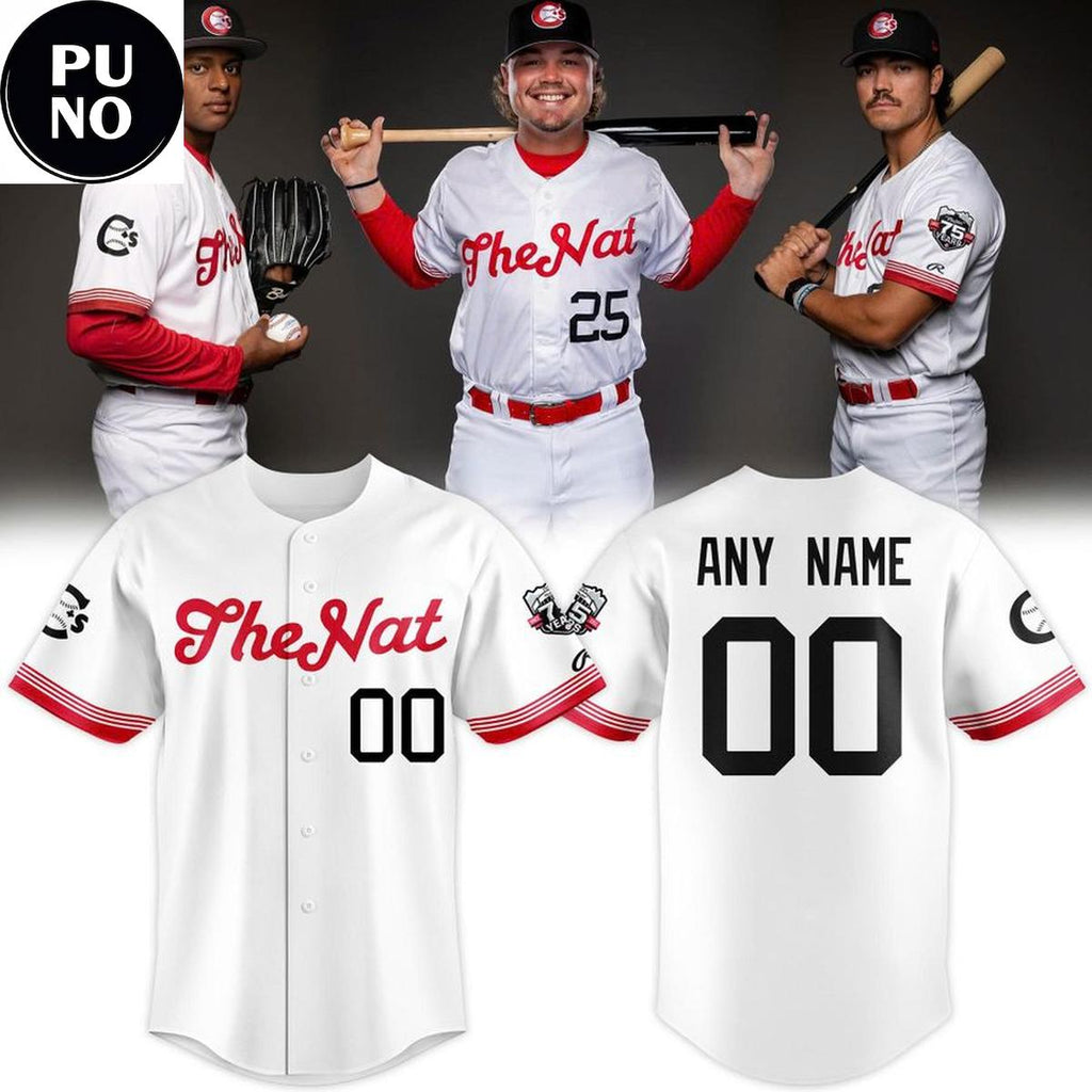 Vancouver Canadians 2026 The Nat 75th Anniversary Personalized Baseball Jersey