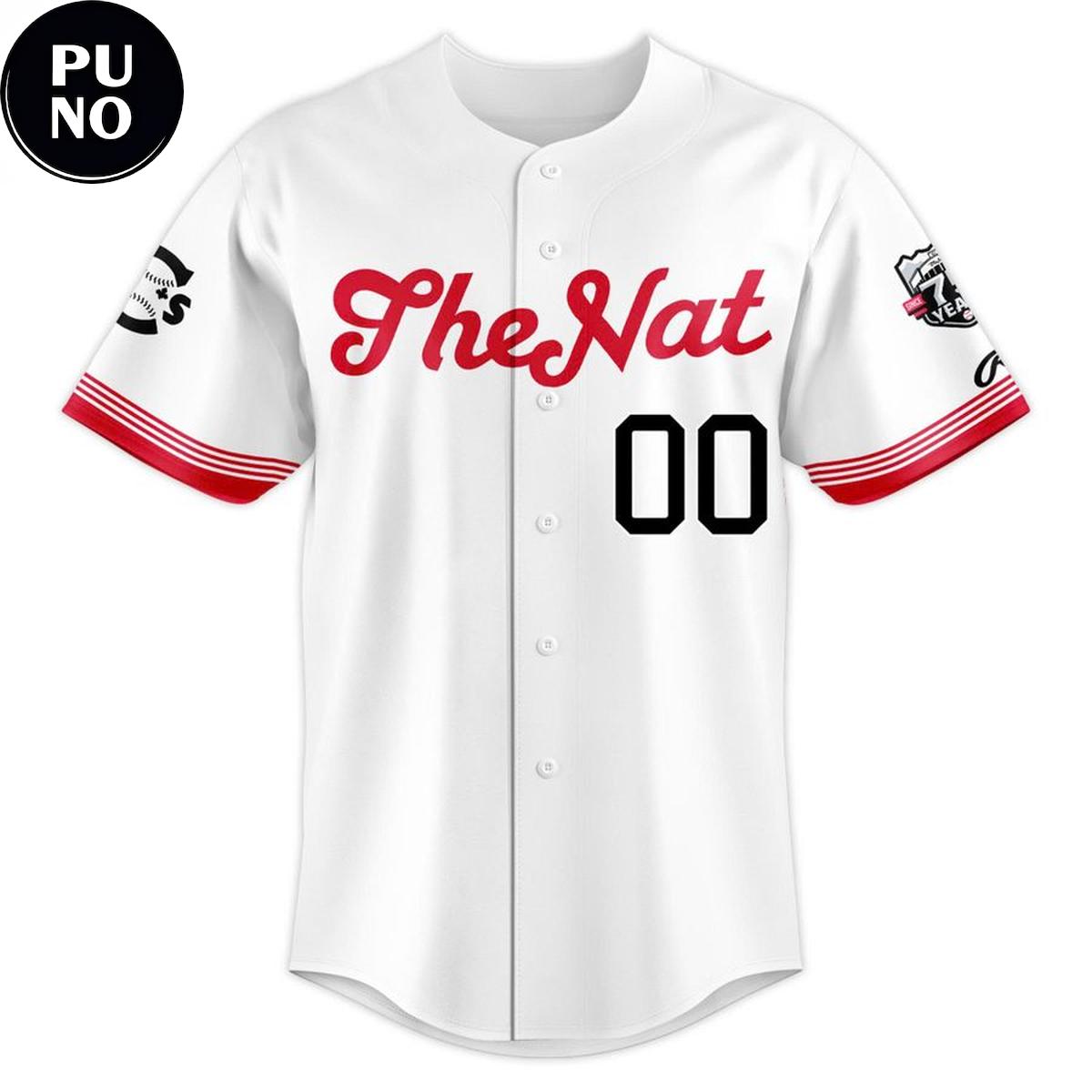 Vancouver Canadians 2026 The Nat 75th Anniversary Personalized Baseball Jersey