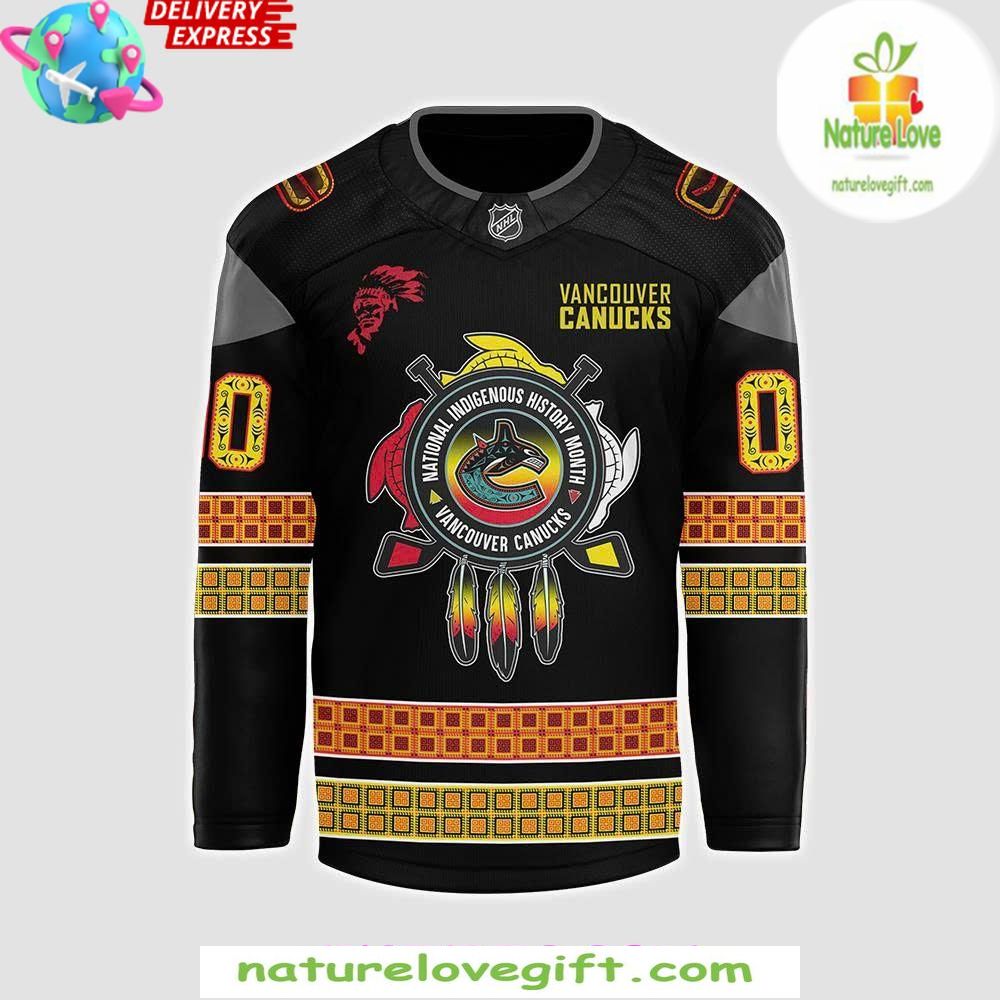Vancouver Canucks 2026 Indigenous Hockey Jersey Personalized