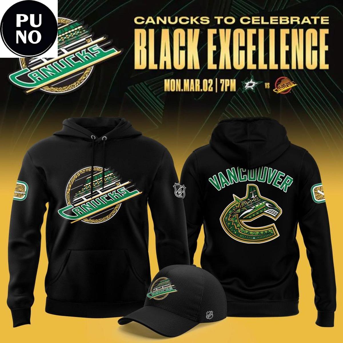 Vancouver Canucks Celebrate Black Excellence 2026 Hoodie