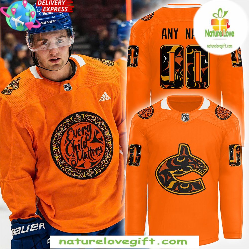 Vancouver Canucks Every Child Matters 2026 Jersey Hockey