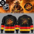 Vancouver Canucks Firefighter Night 2026 Hoodie Shirt