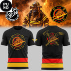 Vancouver Canucks Firefighter Night 2026 Hoodie Shirt