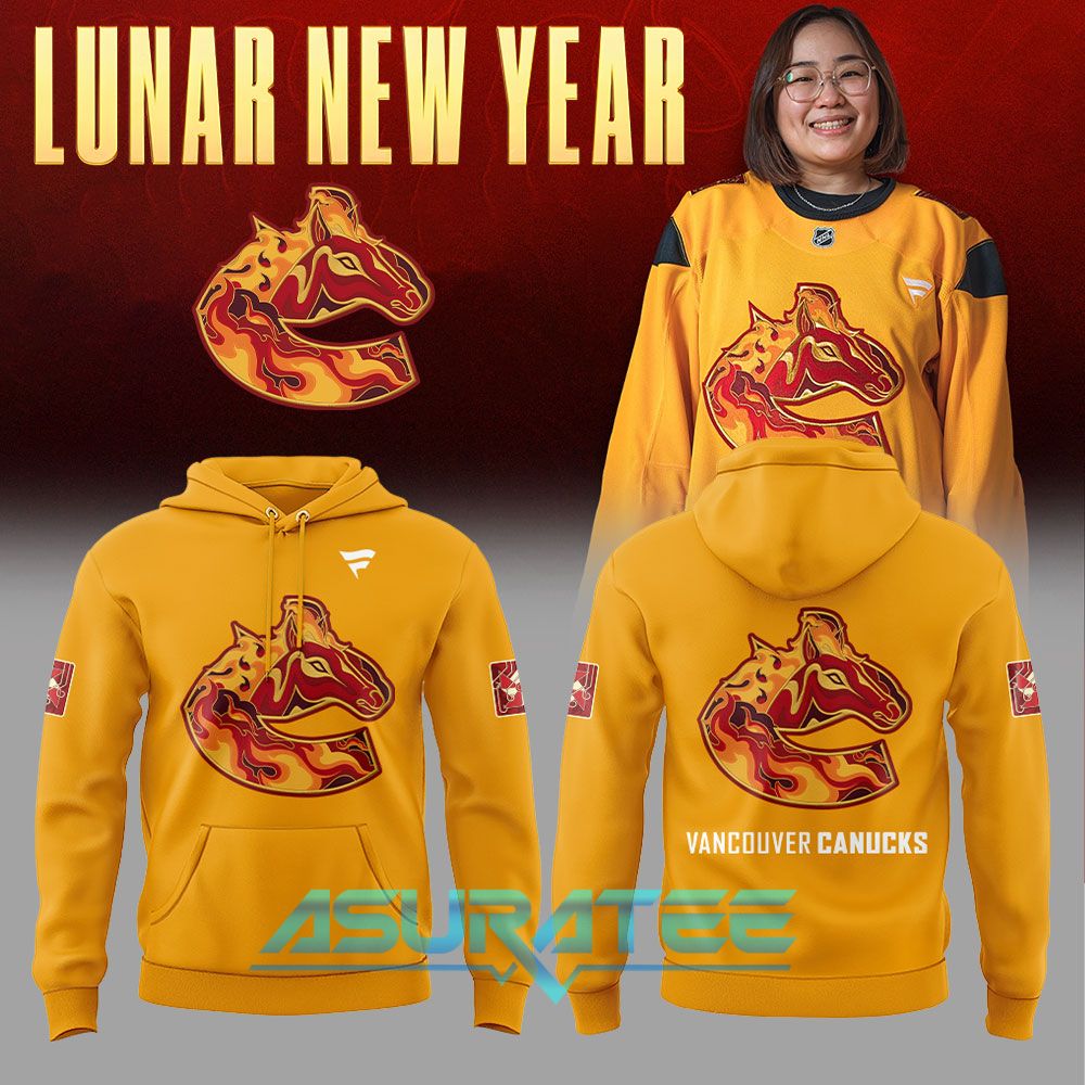 Vancouver Canucks Lunar New Year 2026 Special Hoodie Set