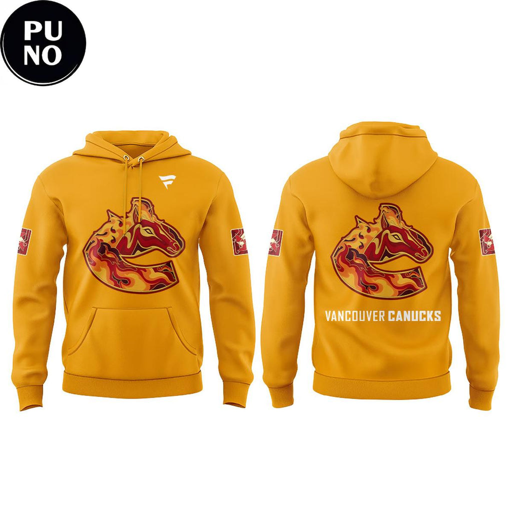 Vancouver Canucks Lunar New Year 2026 Year Of The Horse Hoodie T-Shirt