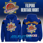 Vancouver Canucks x Filipino Heritage Night 2025 Hoodie, Cap