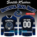 Vancouver Canucks x Grateful Dead Night Collab 2026 Hockey Jersey