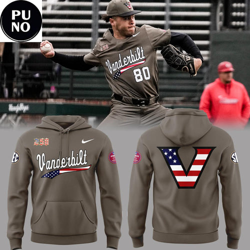 Vanderbilt Commodores 2026 Salute To Service USA Military Hoodie T-Shirt