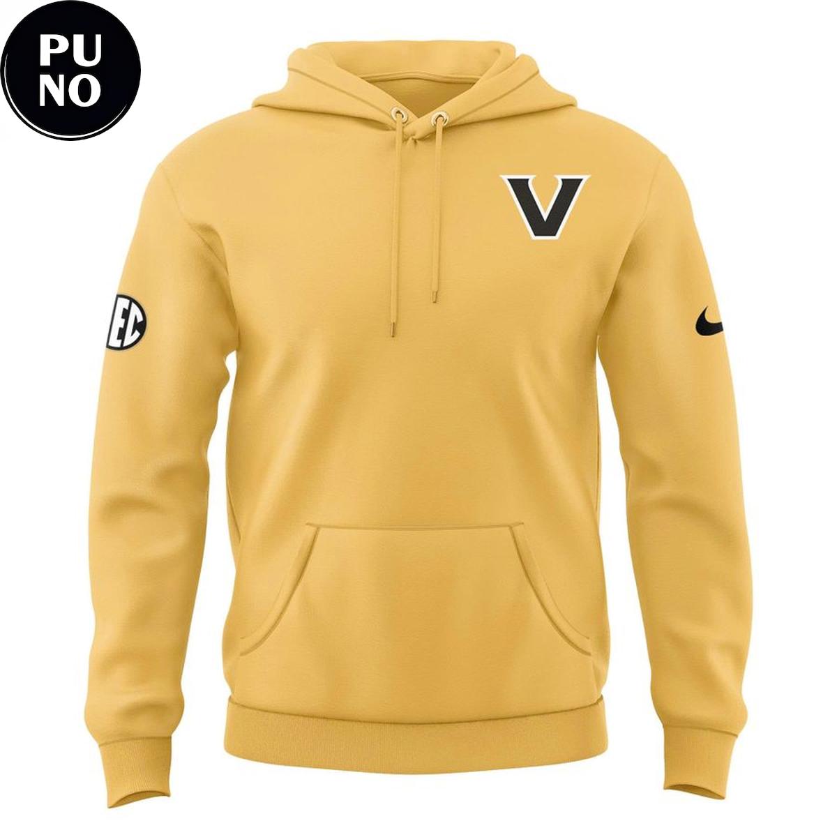 Vanderbilt Commodores Season 2026 Gold Hoodie T-Shirt