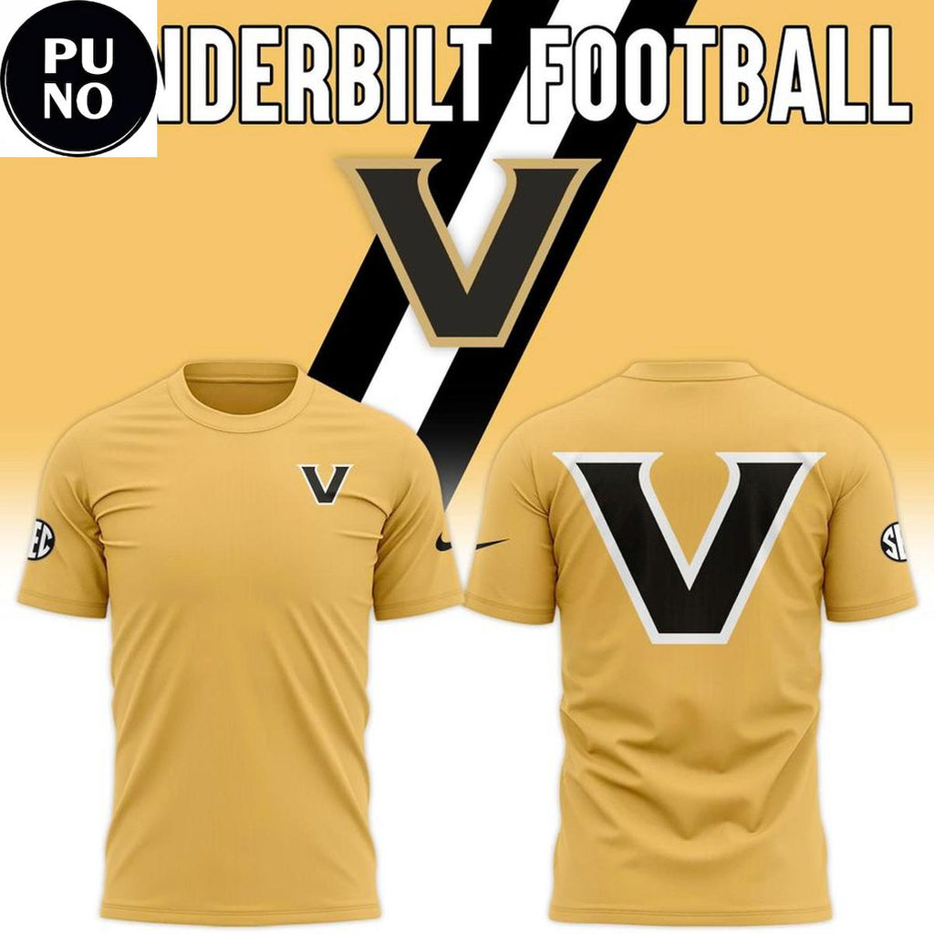 Vanderbilt Commodores Season 2026 Gold Hoodie T-Shirt