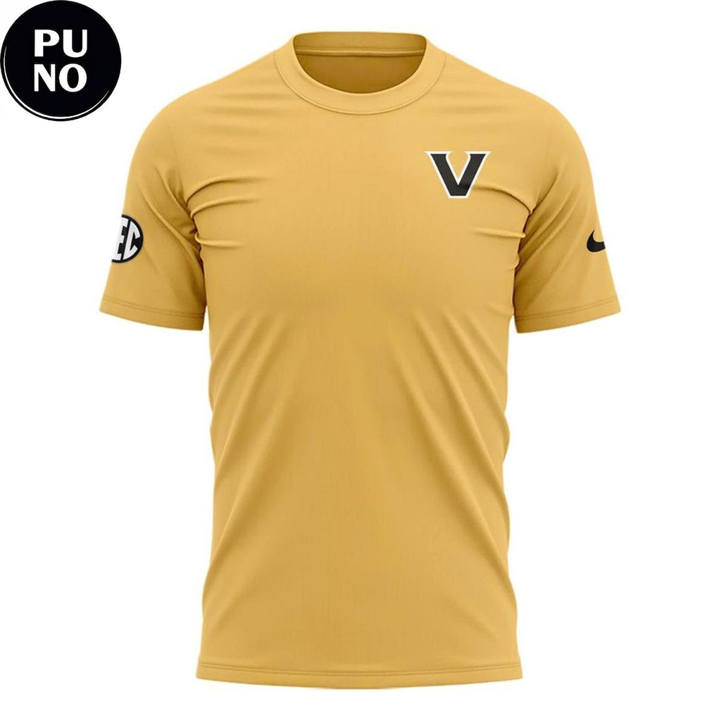 Vanderbilt Commodores Season 2026 Gold Hoodie T-Shirt