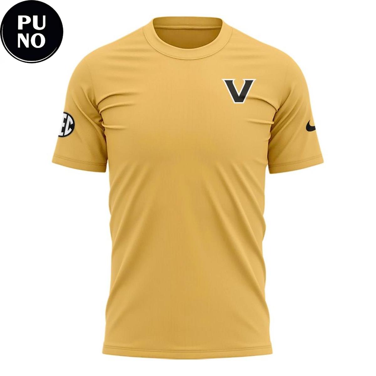 Vanderbilt Commodores Season 2026 Gold Hoodie T-Shirt