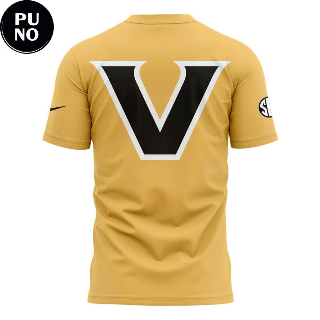 Vanderbilt Commodores Season 2026 Gold Hoodie T-Shirt