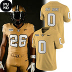 Vanderbilt Commodores Season 2026 Gold Personalized Football Jersey