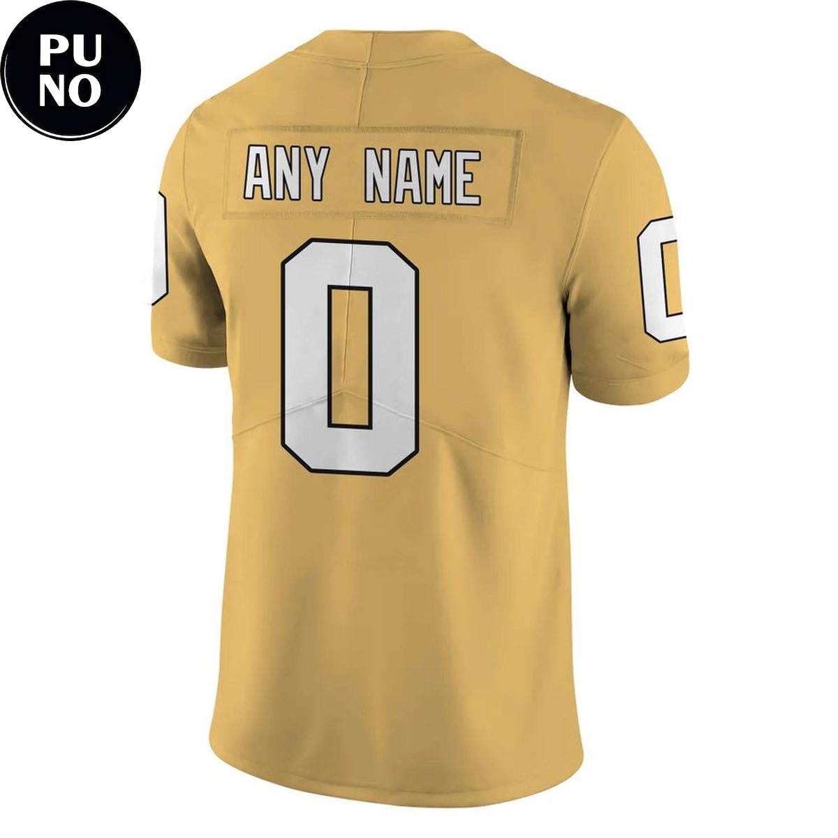 Vanderbilt Commodores Season 2026 Gold Personalized Football Jersey