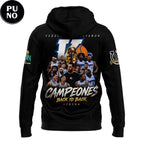 Vaqueros de Bayamon 2026 BSN Campeones Locker Room Hoodie T-Shirt