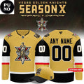 Vegas Golden Knights 2026 Season X Personalized Hockey Jersey