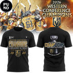Vegas Golden Knights 2026 Western Conference Champions Stanley Cup Hoodie T-Shirt