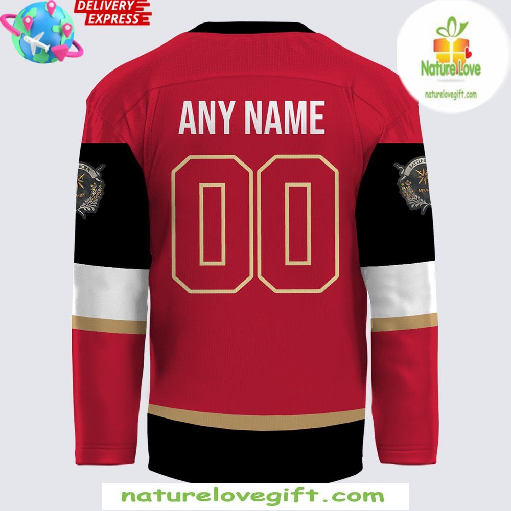 Golden Knights Firefighter Jersey Hockey Appreciation Night