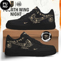 Vegas Golden Knights Fourth Wing Night 2026 Custom Name Air Force 1 Shoes