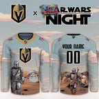 Vegas Golden Knights Star Wars Night 2026 Limited Personalized Hockey Jersey