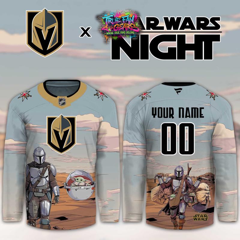 Vegas Golden Knights Star Wars Night 2026 Limited Personalized Hockey Jersey