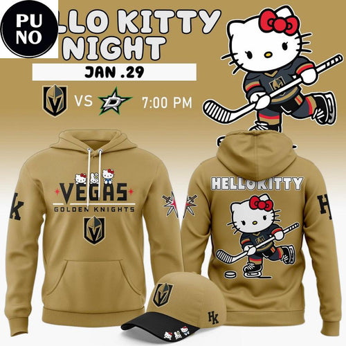 Vegas Golden Knights x Hello Kitty Night 2026 Hoodie Shirt