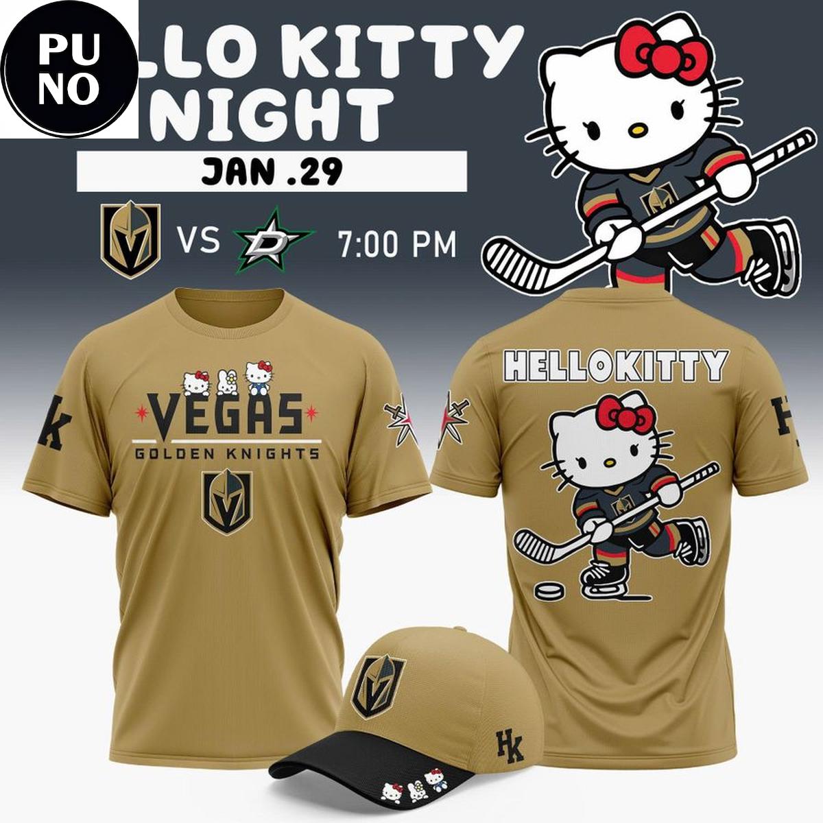 Vegas Golden Knights x Hello Kitty Night 2026 Hoodie Shirt