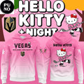 Vegas Golden Knights x Hello Kitty Pink Night 2026 Hoodie T-Shirt