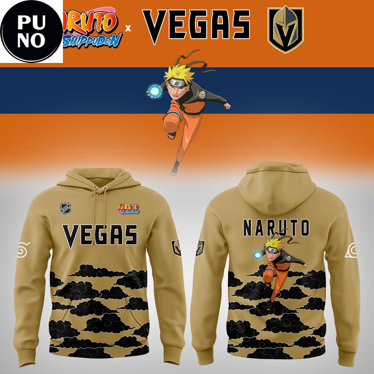 Vegas Golden Knights x Naruto Shippuden Night 2026 Hoodie T-Shirt