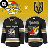 Vegas Golden Knights x Pokemon 30th Anniversary Hockey Jersey