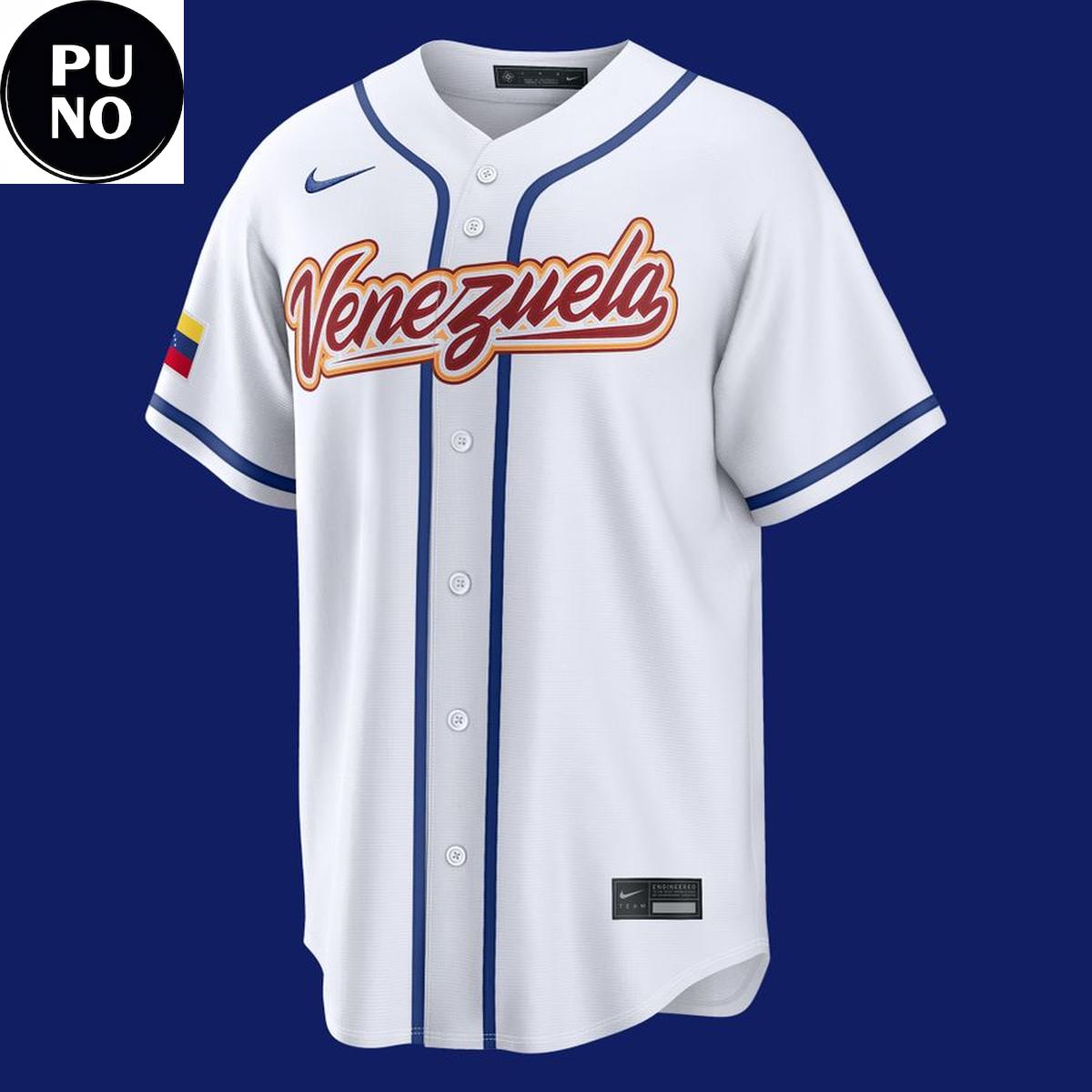 Venezuela Baseball Ronald  Acuña Jr. 2026 World Baseball Classic Baseball Jersey