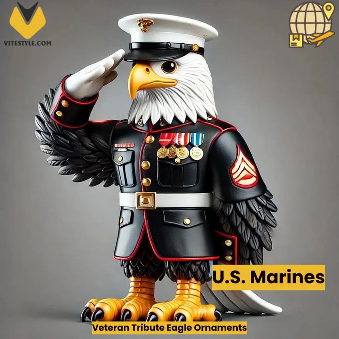 Veteran Tribute Eagle Ornaments