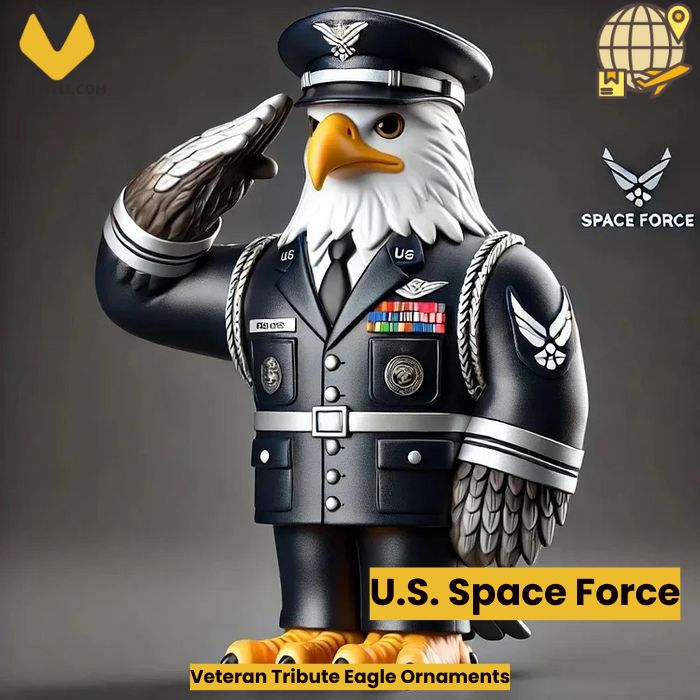 Veteran Tribute Eagle Ornaments