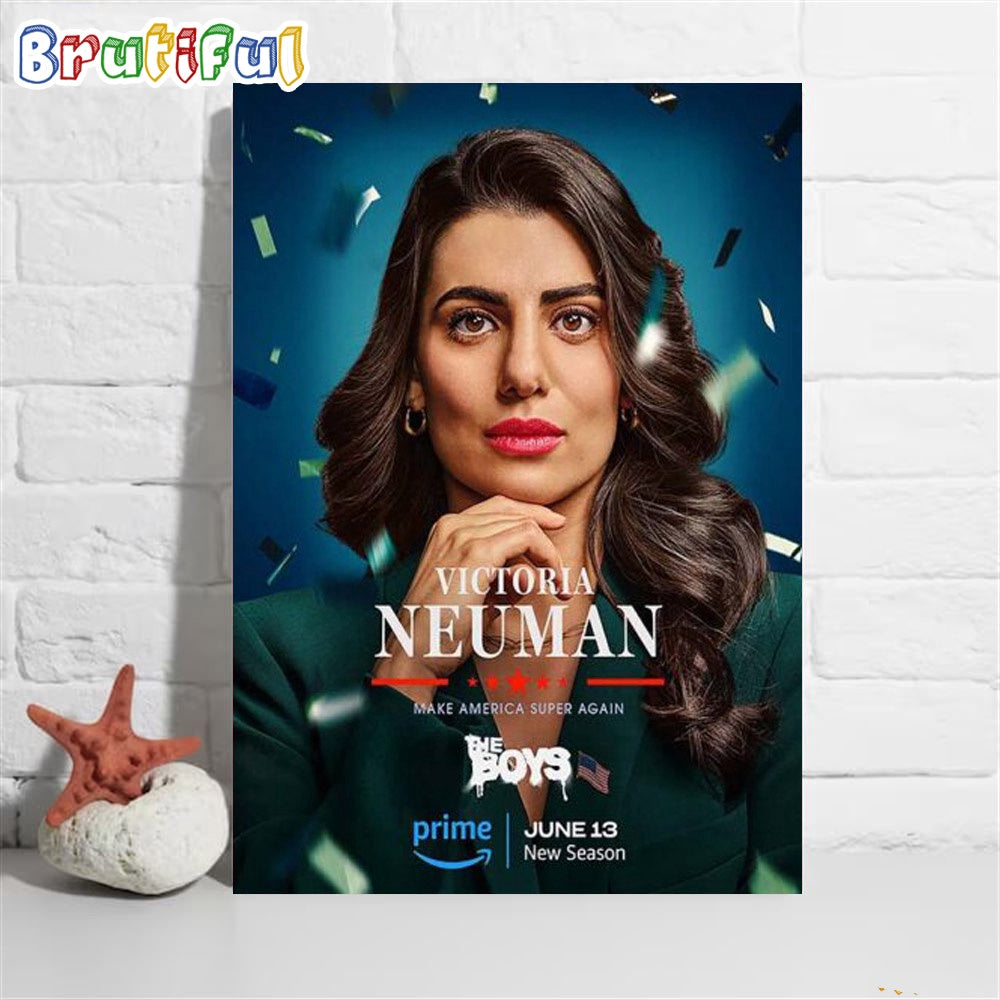 Victoria Neuman Make America Super Again The Boys Season 4 Poster Canvas
