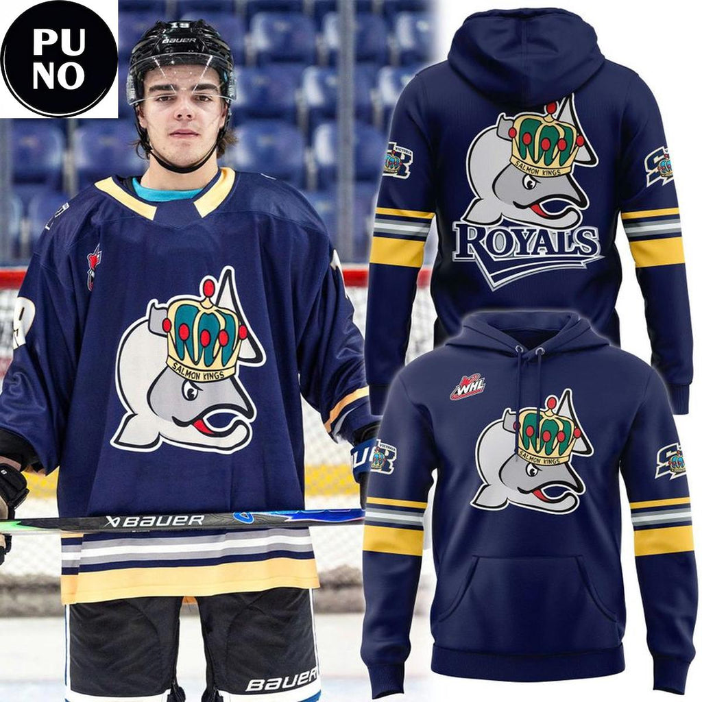 Victoria Royals Salmon Kings Throwback Salmon Kings Night 2026 Hoodie