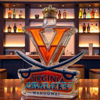 Virginia Cavaliers Wahooowa Whiskey Bottle