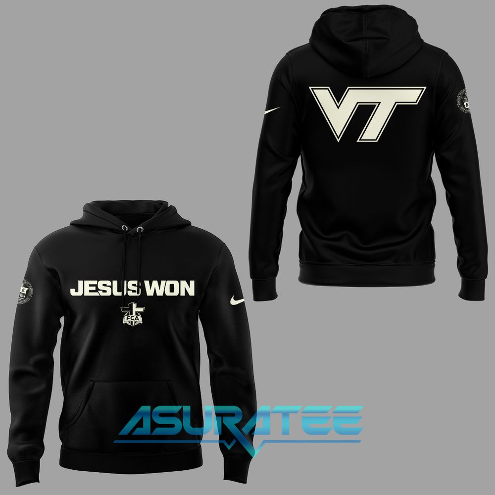 Virginia Tech Hokies x Jesus Won Limited Edition Hoodie