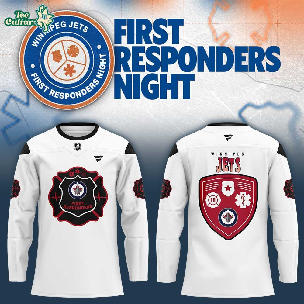 Winnipeg Jets First Responders Night 2026 Hockey Jersey