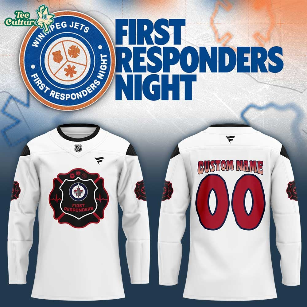 Winnipeg Jets First Responders Night 2026 Hockey Jersey
