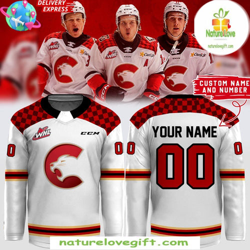 Prince George Cougars CCM White Hockey Jersey 2026 WHL