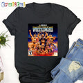 WWE 2K24 40 Years Of WrestleMania Official Poster T-Shirt