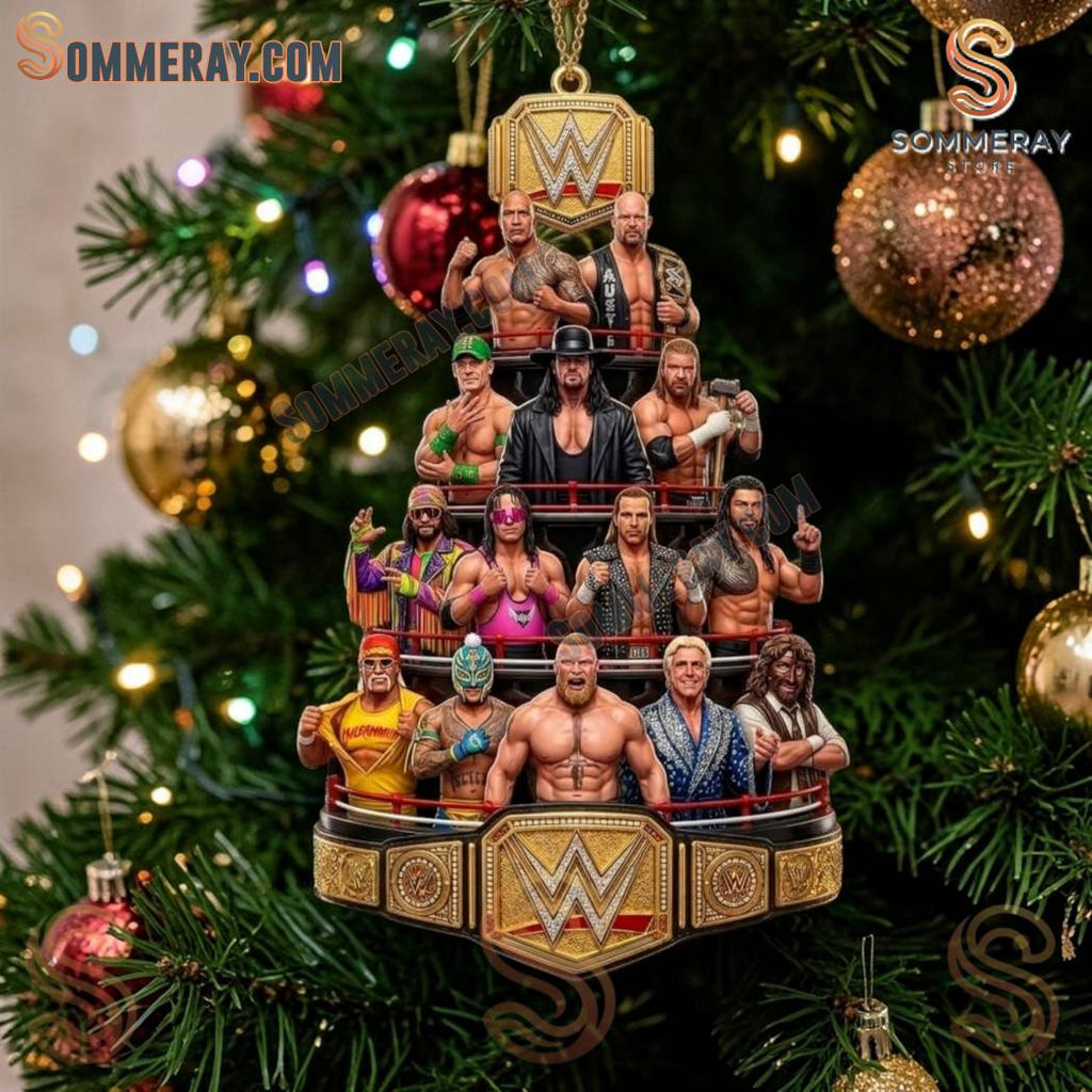 WWE Legends Christmas Ornament