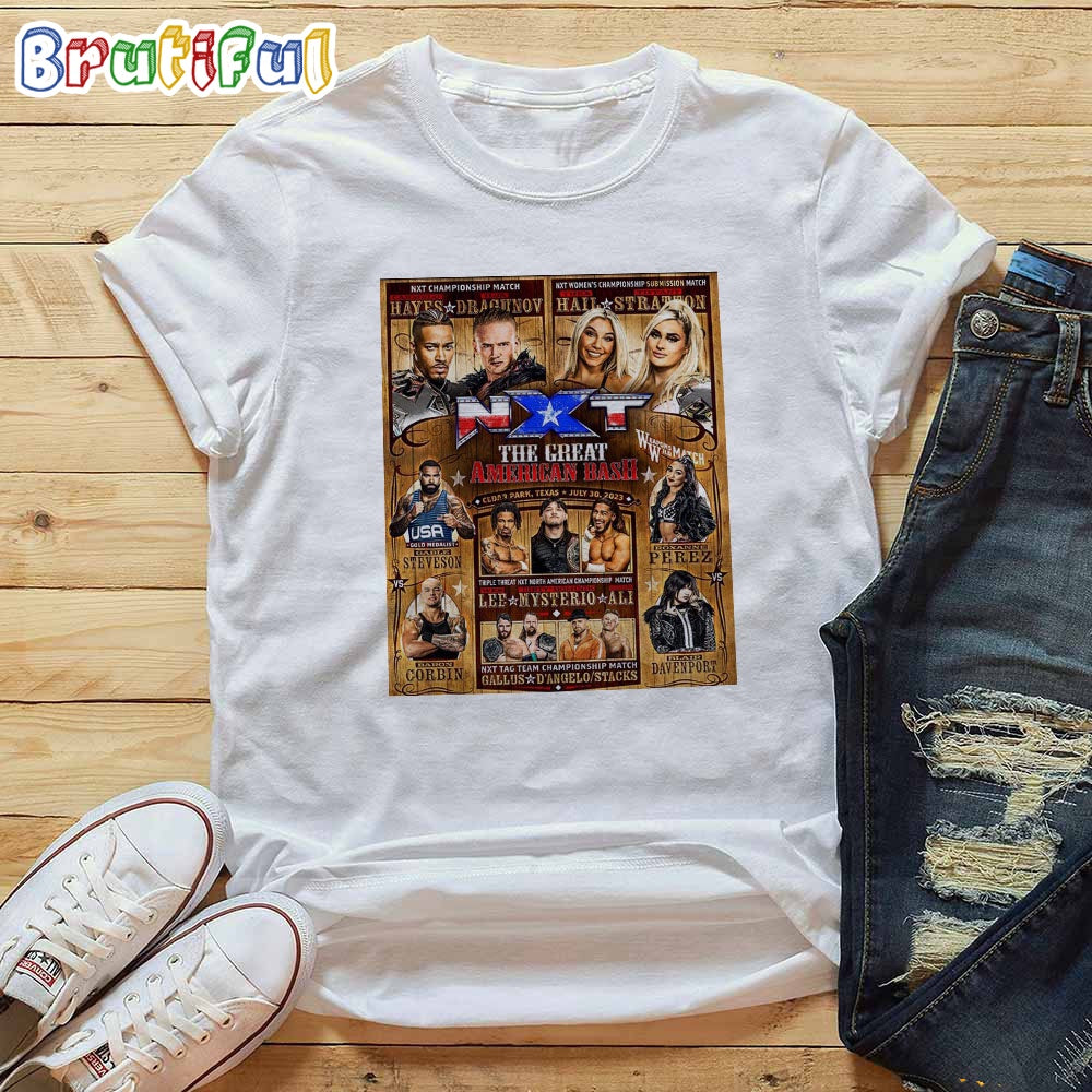 WWE NXT The Great American Bash 2023 Rolls Into Austin TX T-Shirt
